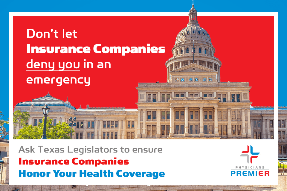 Insurance Companies Should Honor Your Healthcare Coverage | Texas ER