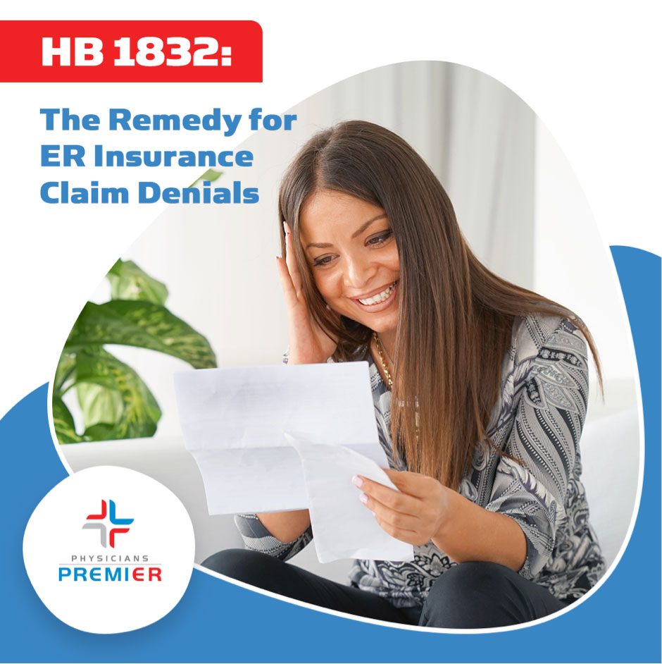 HB 1832 - The Remedy for ER Insurance Claim Denials | Texas ER
